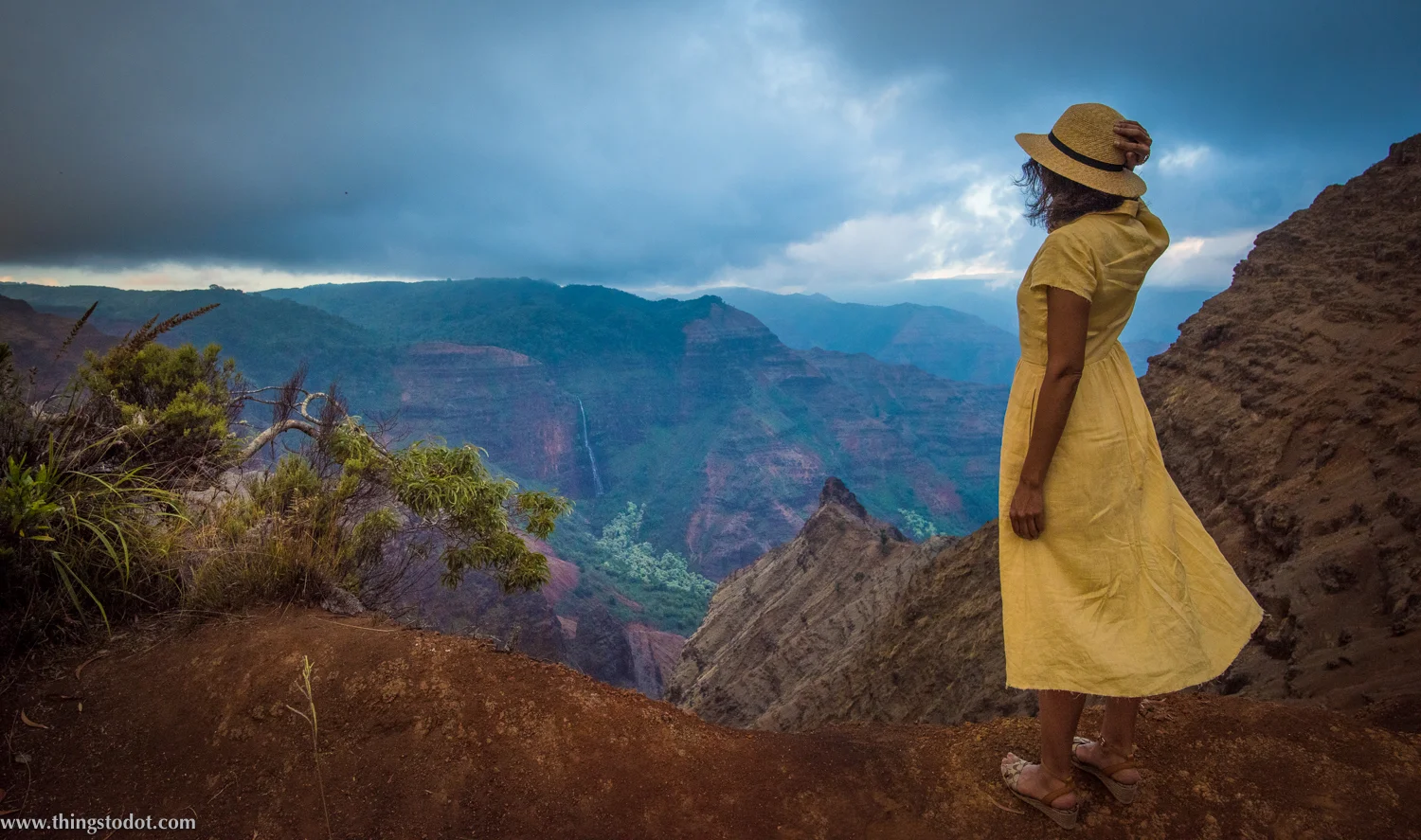 Waimea Canyon Lookout, Kauai, Hawaii. Photo: Patrick Kelley (www.pk-worldwide.com). Image©www.thingstodot.com