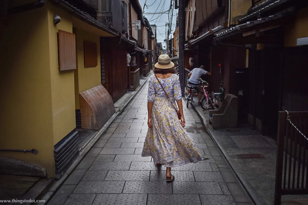 Gion, back alleys, Kyoto, Japan. Image©www.thingstodot.com.