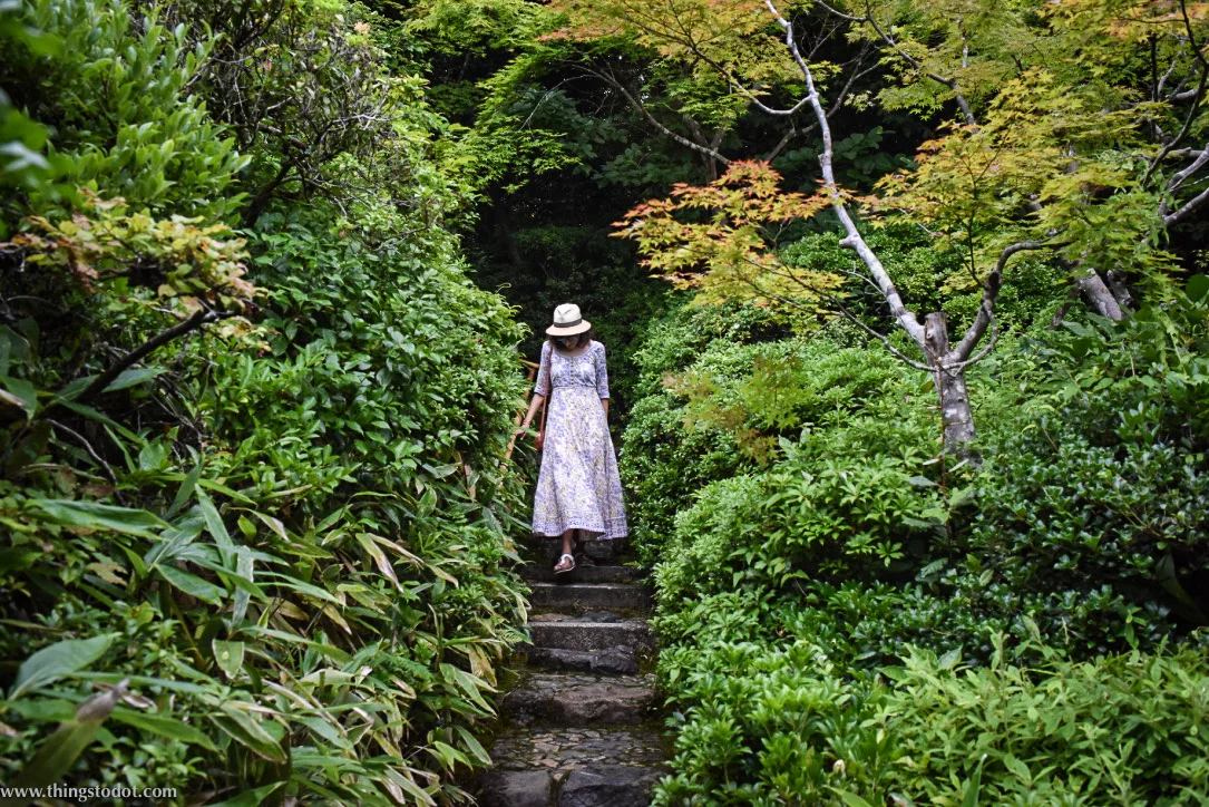 Okochi Sanso Villa, garden, teahouse, Kyoto, Japan. Image©www.thingstodot.com.