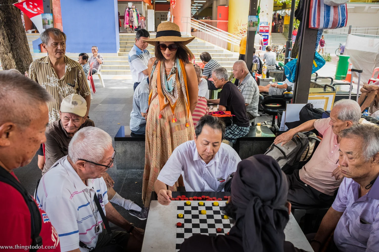Chinatown, Singapore, chess game. Photo: Aik Beng Chia (ABC). Image©www.thingstodot.com.