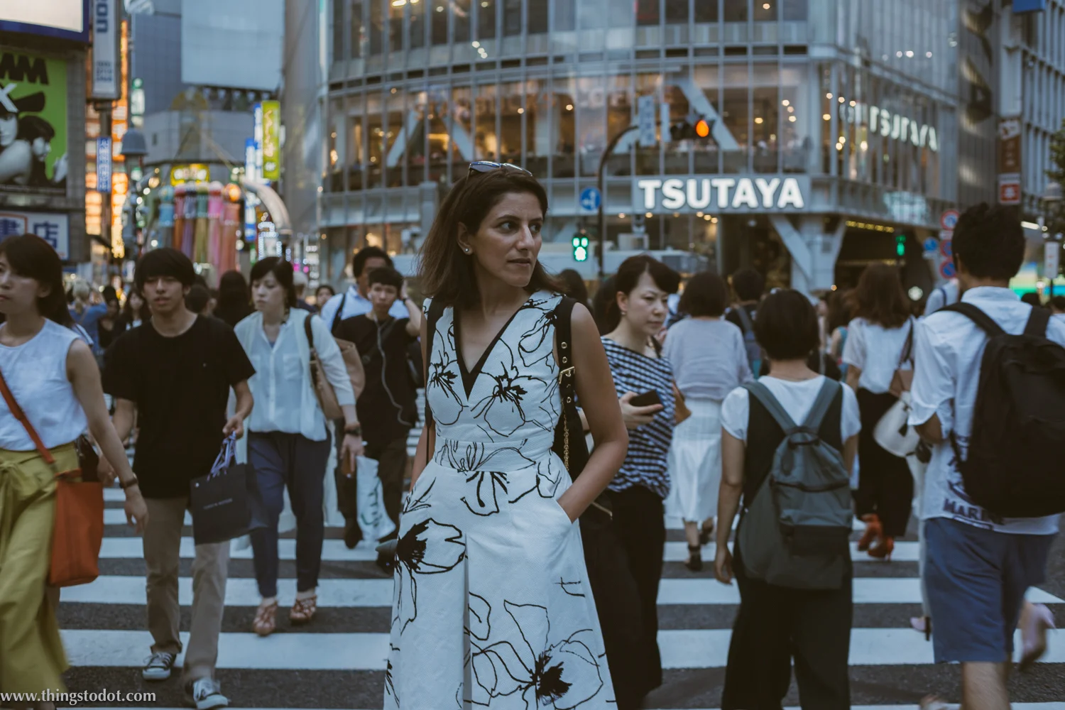 Shibuya Crossing, Tokyo, Japan. Image©www.thingstodot.com.