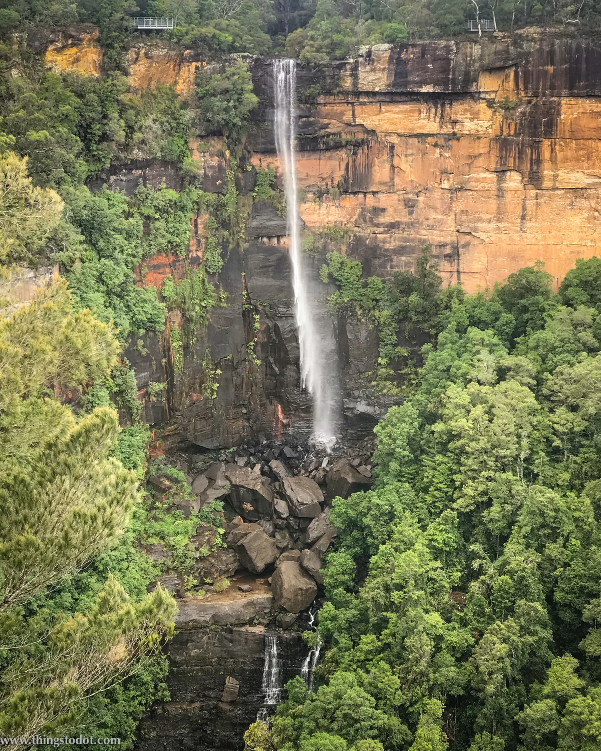 Twin Falls Lookout, Fitzroy Falls, Southern Highlands, NSW, Australia. Photo:Gunjan Virk. Image©www.thingstodot.com.