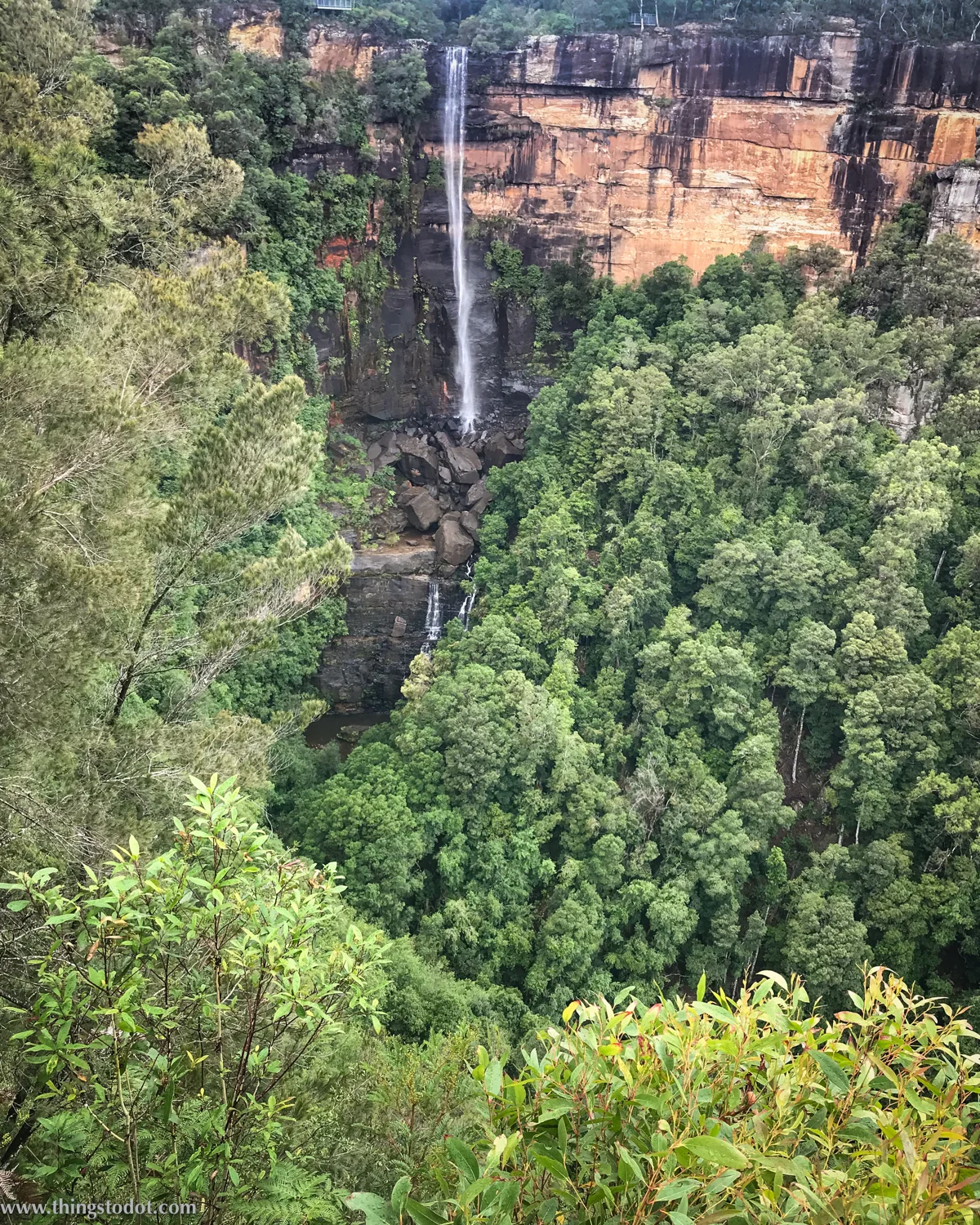 Twin Falls Lookout, Fitzroy Falls, Southern Highlands, NSW, Australia. Photo:Gunjan Virk. Image©www.thingstodot.com.