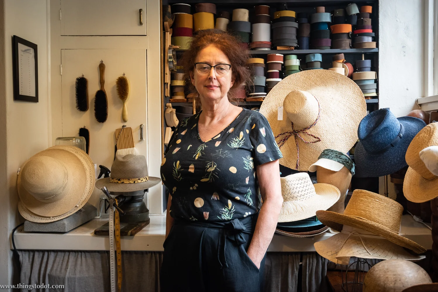 Rosie Boylan, hat maker, Sydney. Photo: Gunjan Virk. Image©www.thingstodot.com.