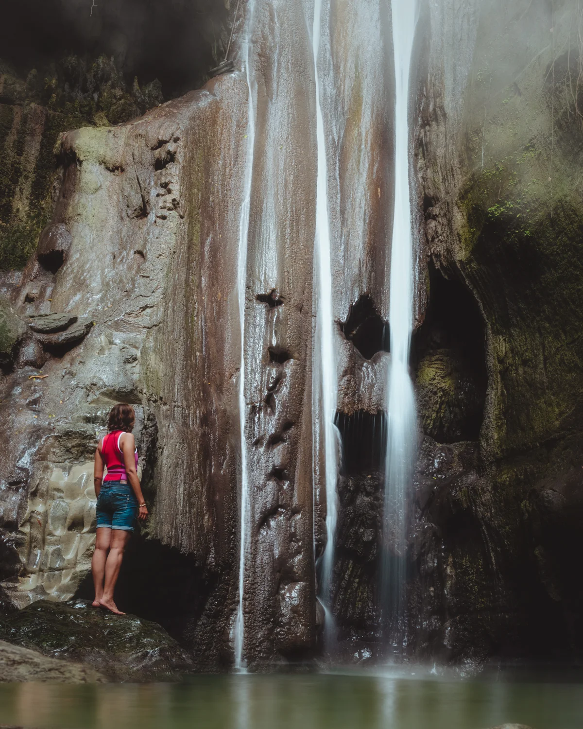 Binalay Hidden Falls, Samboan, Cebu, Philippines. Photo: Brad Chilby (https://chilby.com.au/). Photo©www.thingstodot.com.