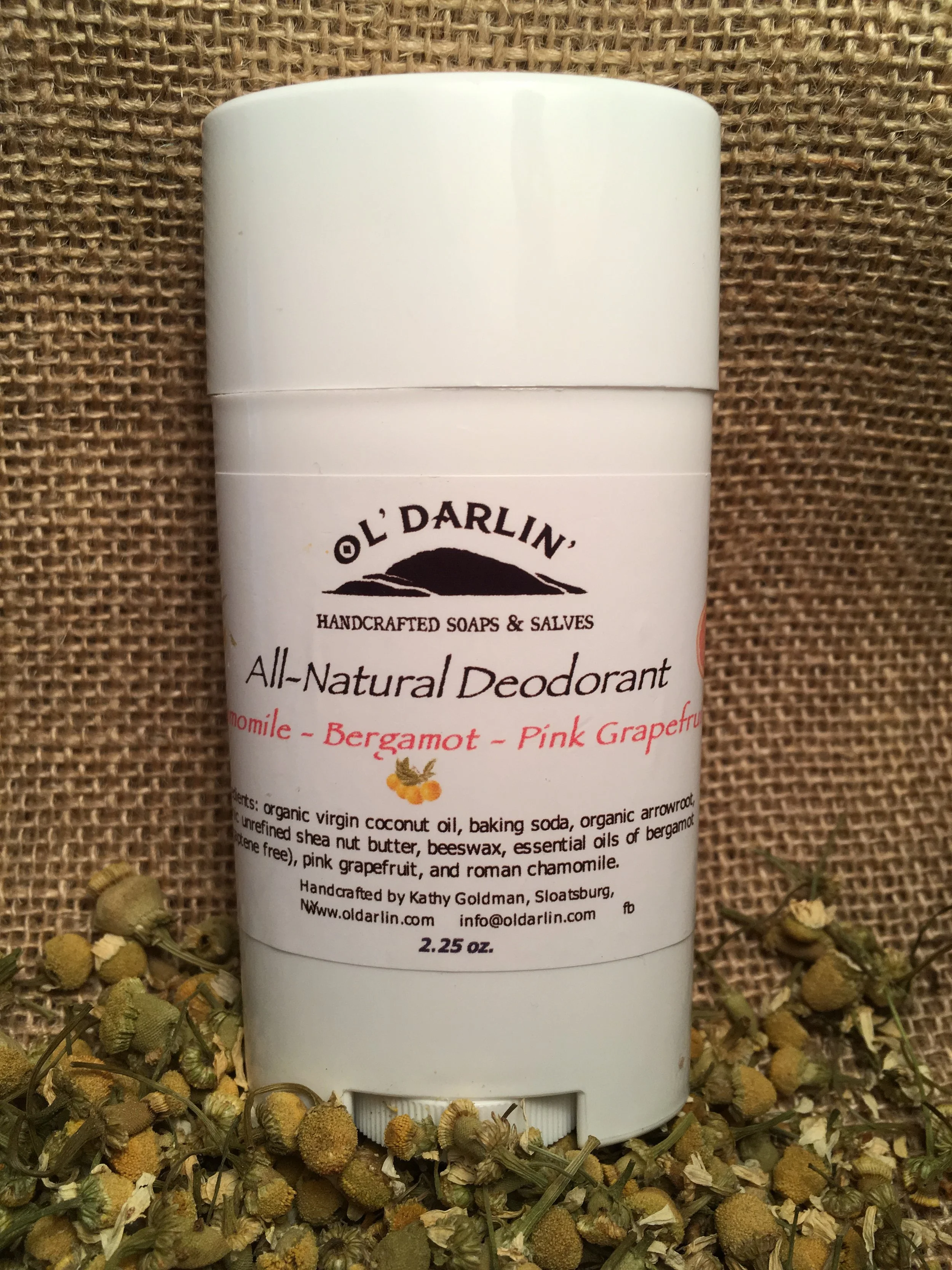Chamomile~Bergamot~Pink Grapefruit Deodorant