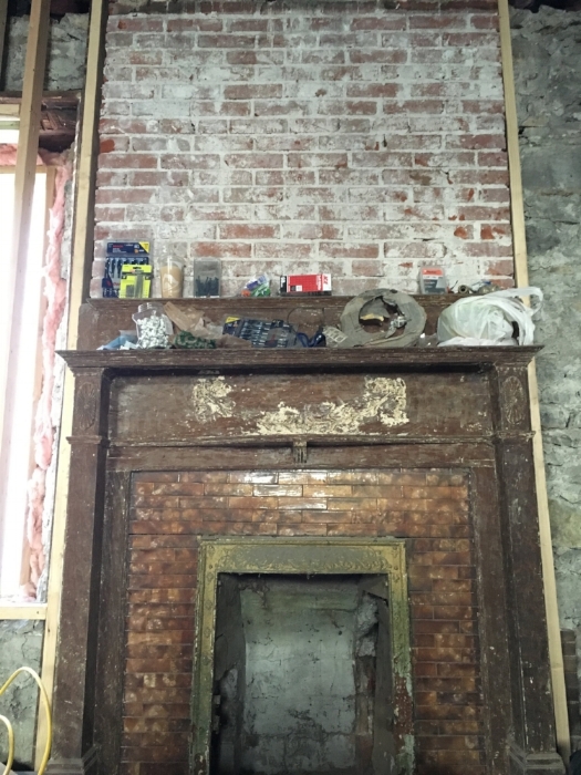 Before: 1899 Fireplace