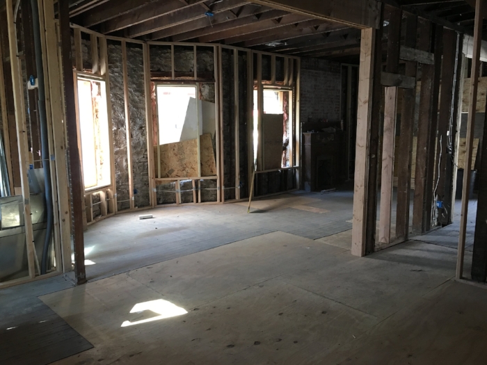 Before: Dining Room view from Kitchen