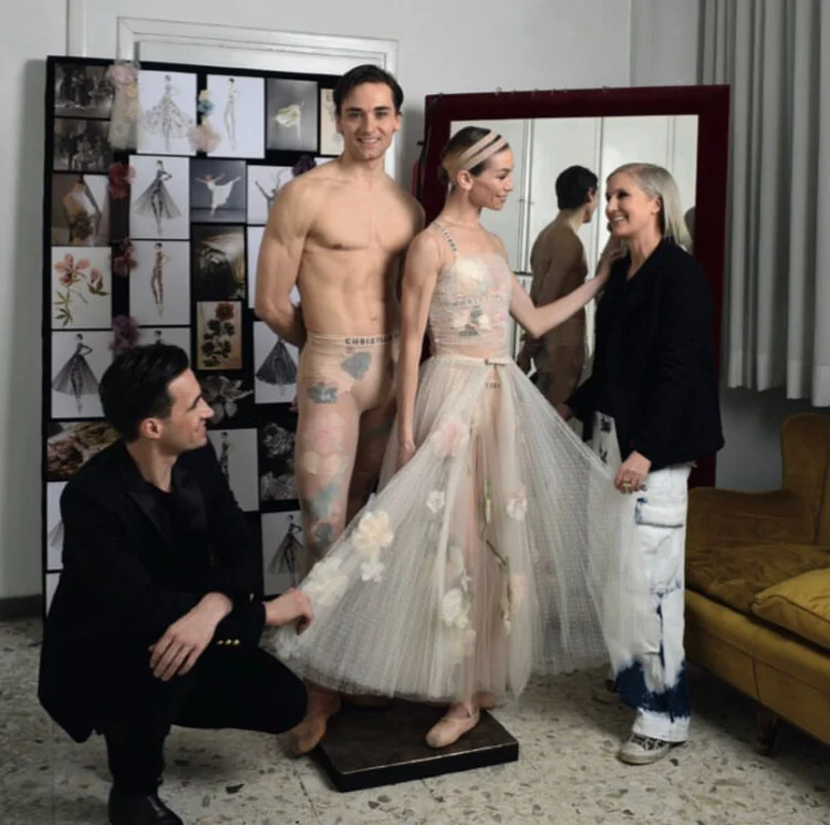 Friedemann Vogel wears costume by Dior for the world premiere of "Nuit Blanche" in Rome