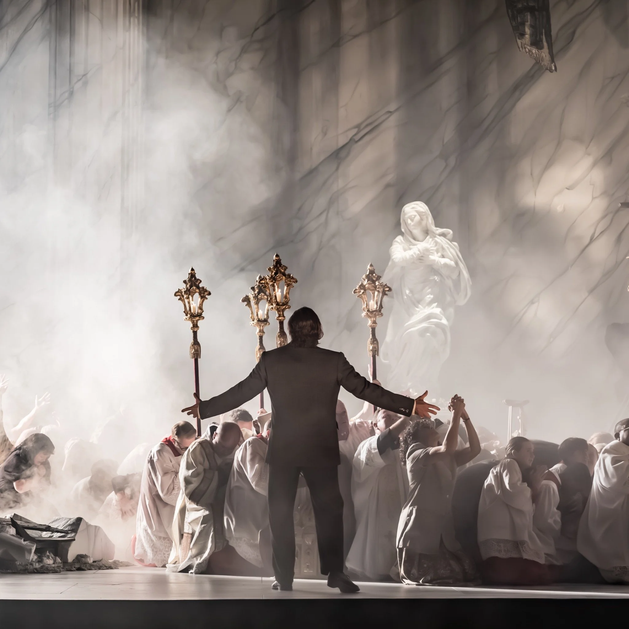"Tosca" - lit by Fabiana Piccioli - nominated for an Oliver Award for Best New Opera