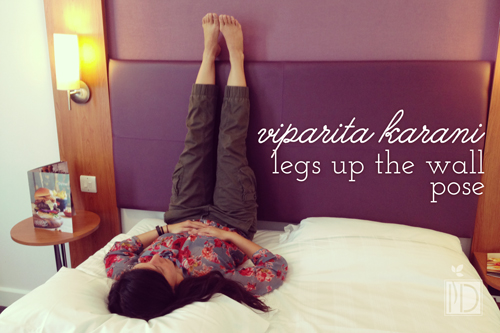 Viparita Karani - Legs Up Wall (or headboard) Pose
