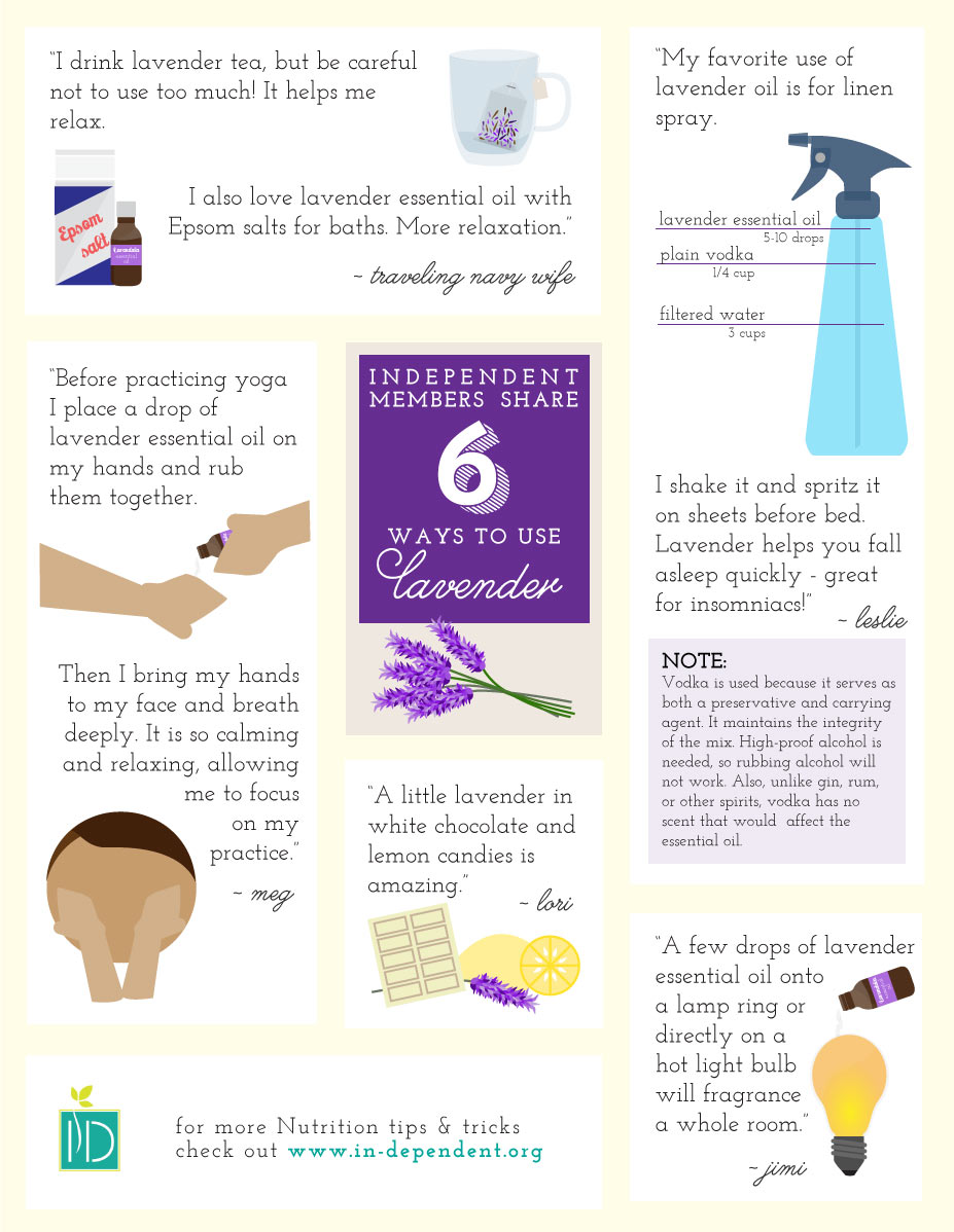 6 ways to use lavender