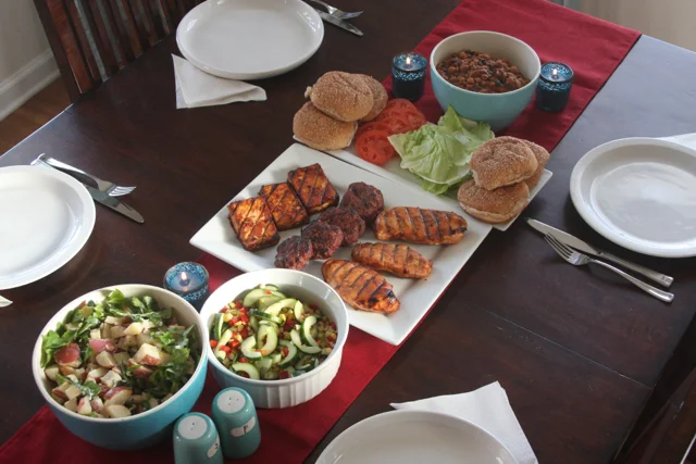 Memorial Day Menu