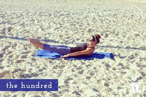 This Pilates move is sure to make you shake but well worth the effort! It quickly warms up your body, gets your blood moving, increases torso stability, and of course helps you develop core strength.