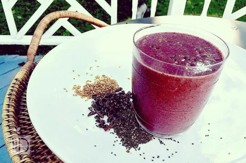 Omega-3 Banana Berry Smoothie