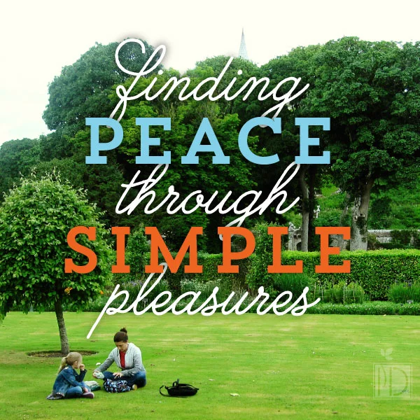 Finding Peace Through Simple Pleasures
