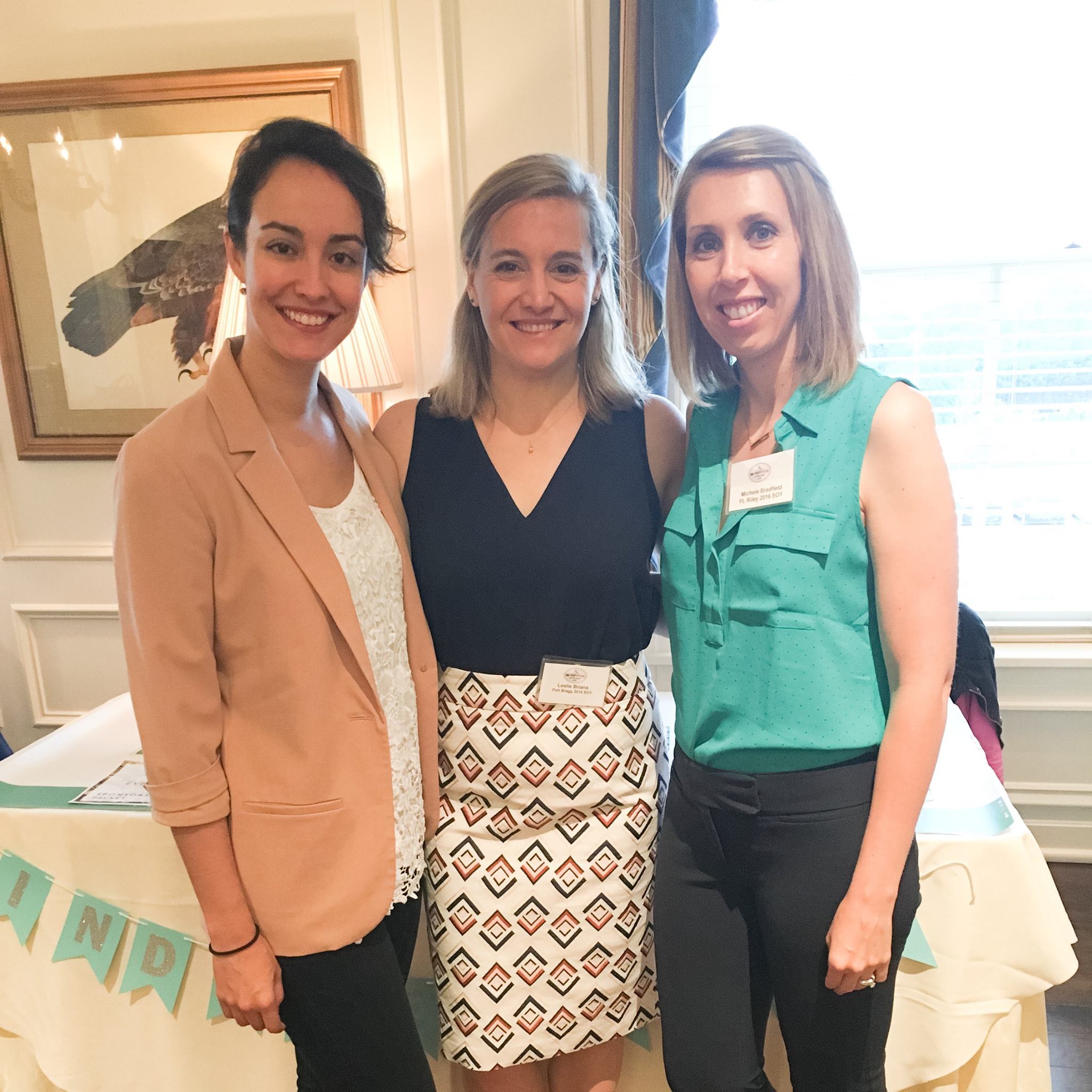 Evie, Leslie, and Michele: the milspo minds behind MSWS18