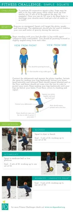 Fitness Challenge: Squats