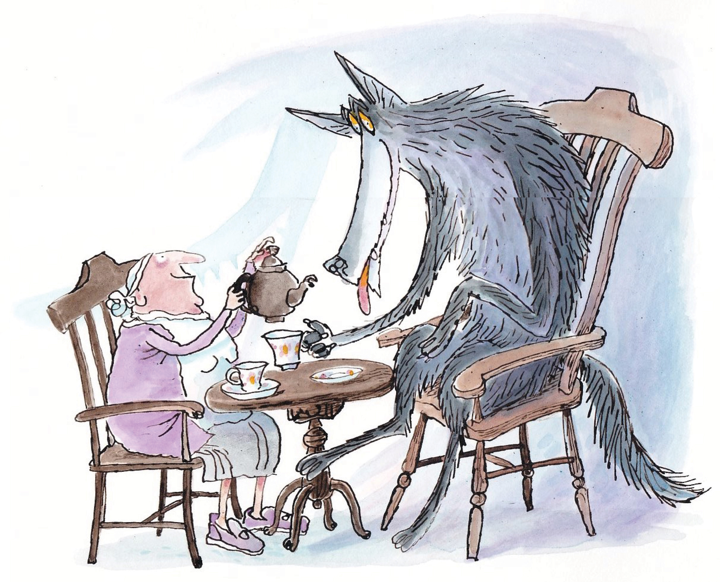 Granny for tea…yum!