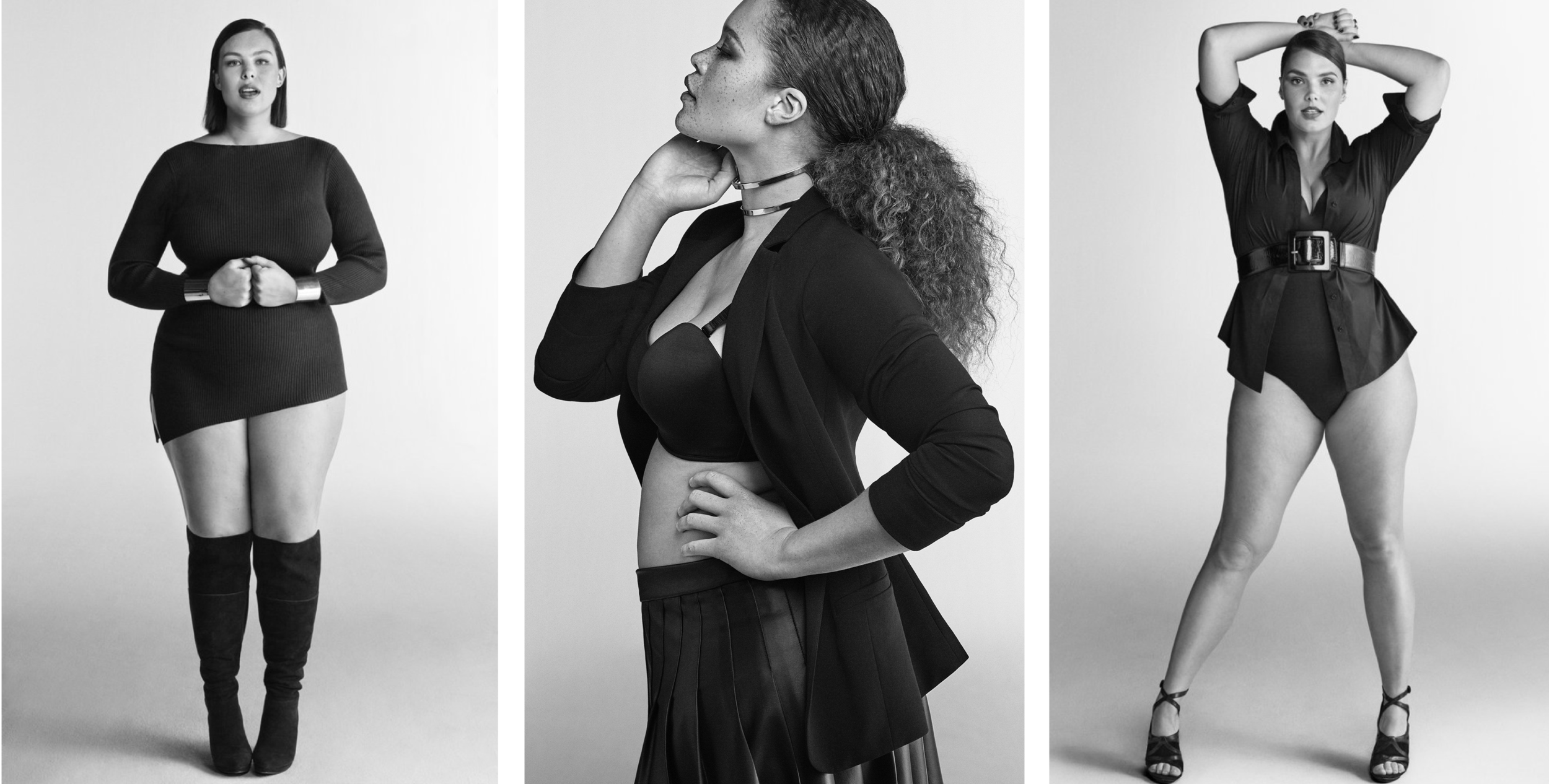 The Mysterious Faces Behind Lane Bryant's #PlusIsEqual Campaign Revealed