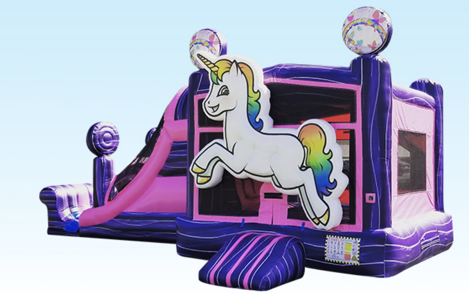 Milwaukee, Madison, Pewaukee, Brookfield, Mequon, Cedarburg, Fox Point, Bayside, Muskego Unicorn Bounce House Combo Rental