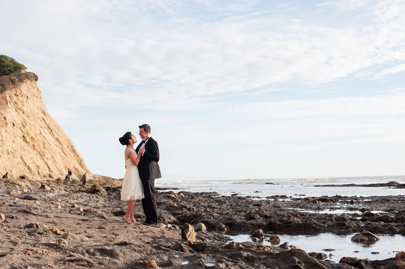 Intimate wedding in Bolinas