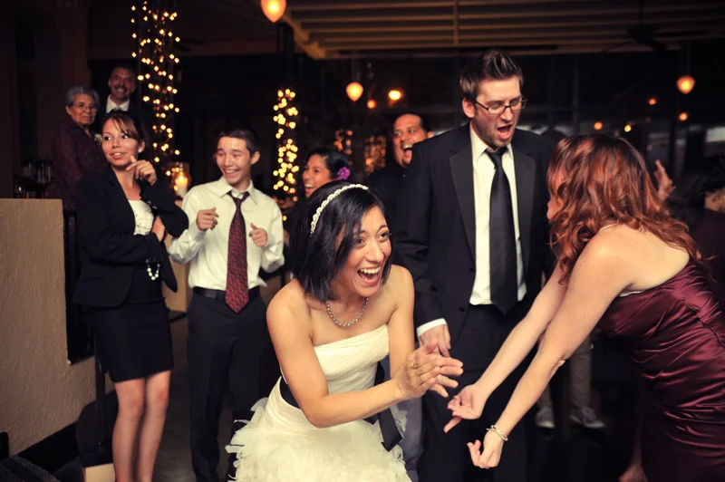 Candid of Bride and Groom dancing at The Terrace Room in Oakland, CA