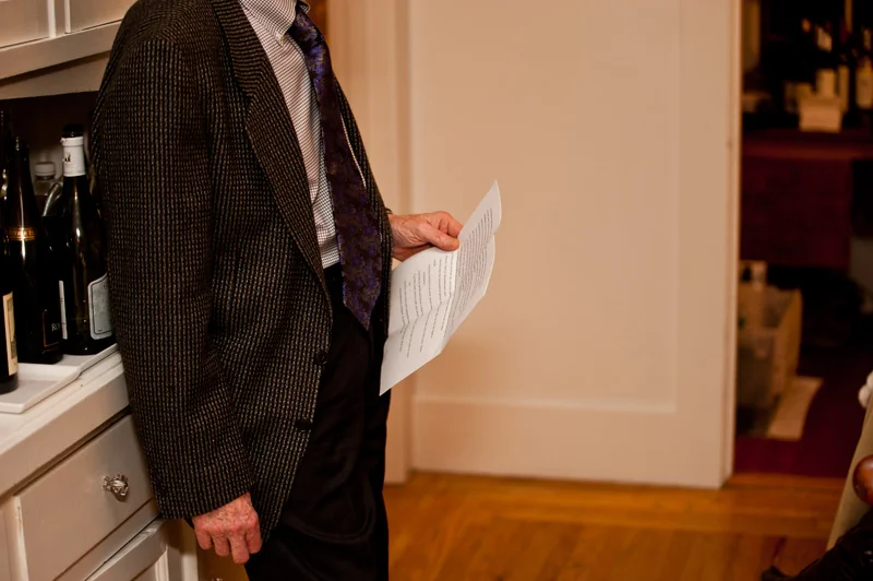 Father of Bride giving speech in Oakland, CA