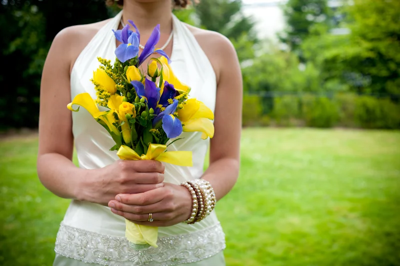 Bride's bouquet in Golden Gate Park