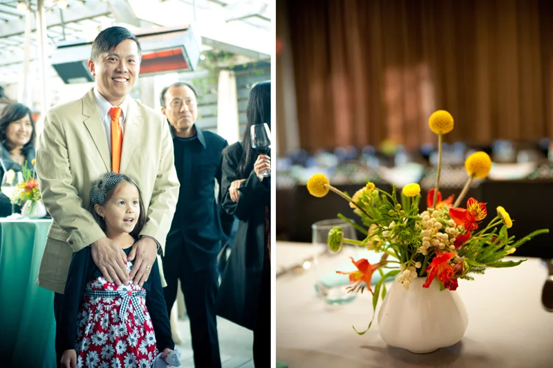 Guest and daughter and Axis Cafe in San Francisco