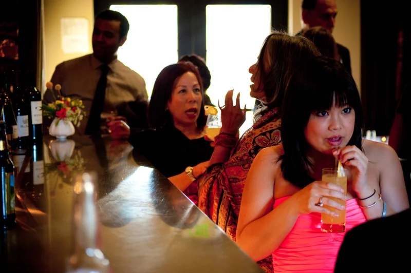 Guests at Axis Cafe Bar