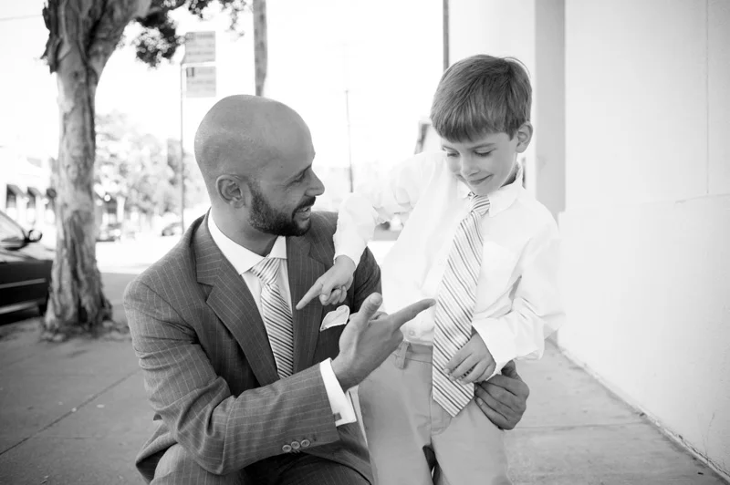 Groom with Son in San Francisco, CA