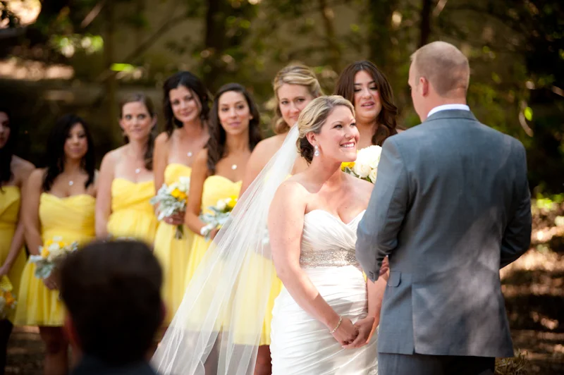 Bride and Groom during ceremony