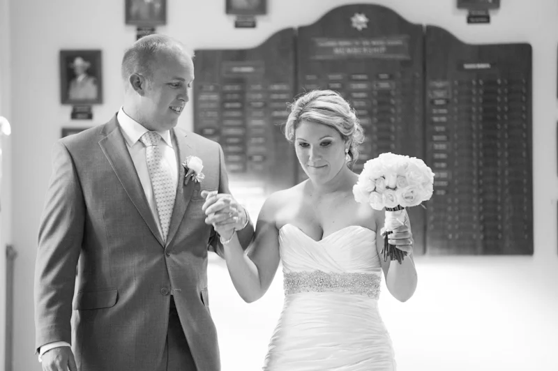 Bride and Groom preparing to be announced