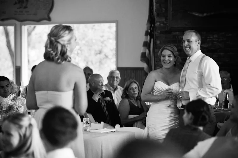 Matron of Honor giving toast