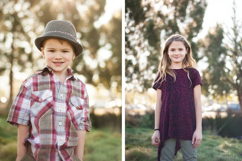 Portrait of siblings in Oakland