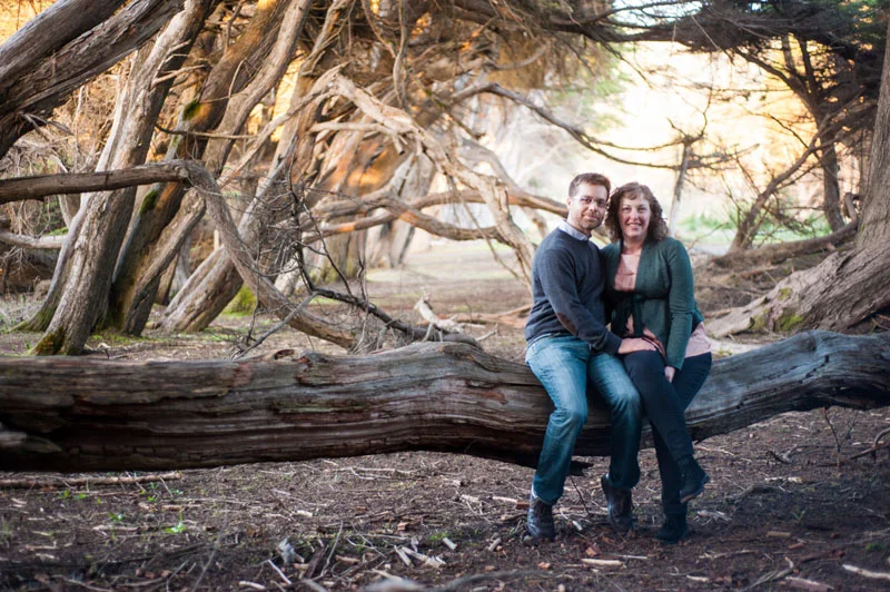 Day after session with couple in Sea Ranch, CA