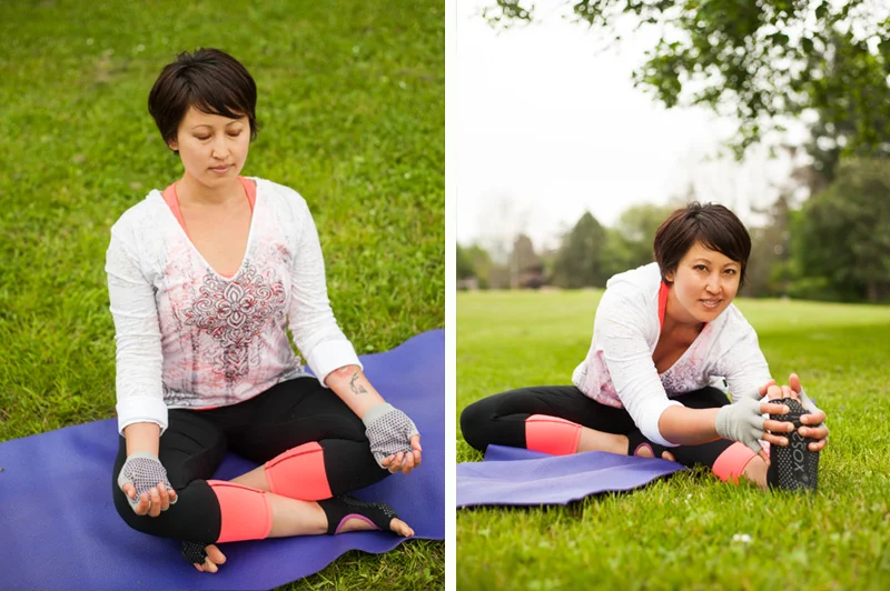 Portrait session with yoga instructor in Berkeley