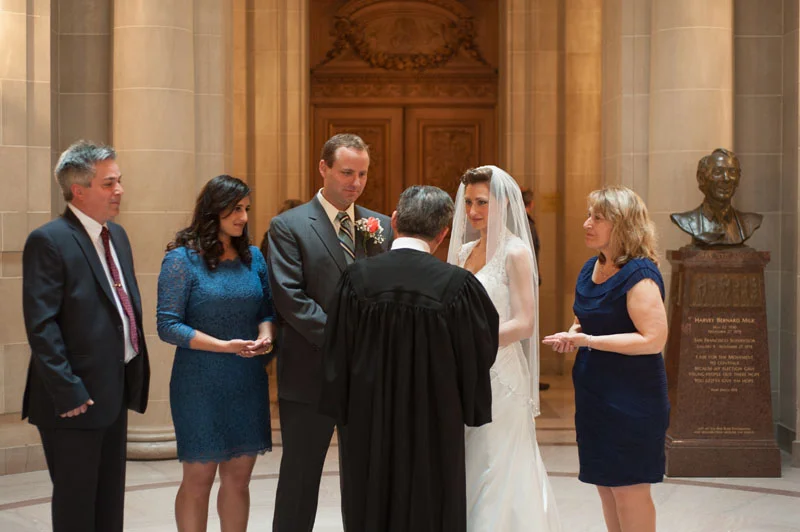 Wedding Ceremony at San Francisco City Hall