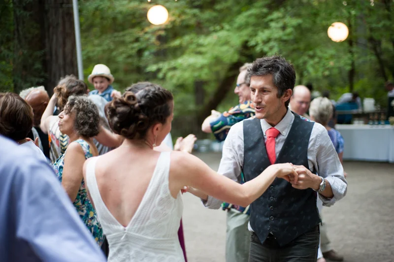 Bride dancing with brother