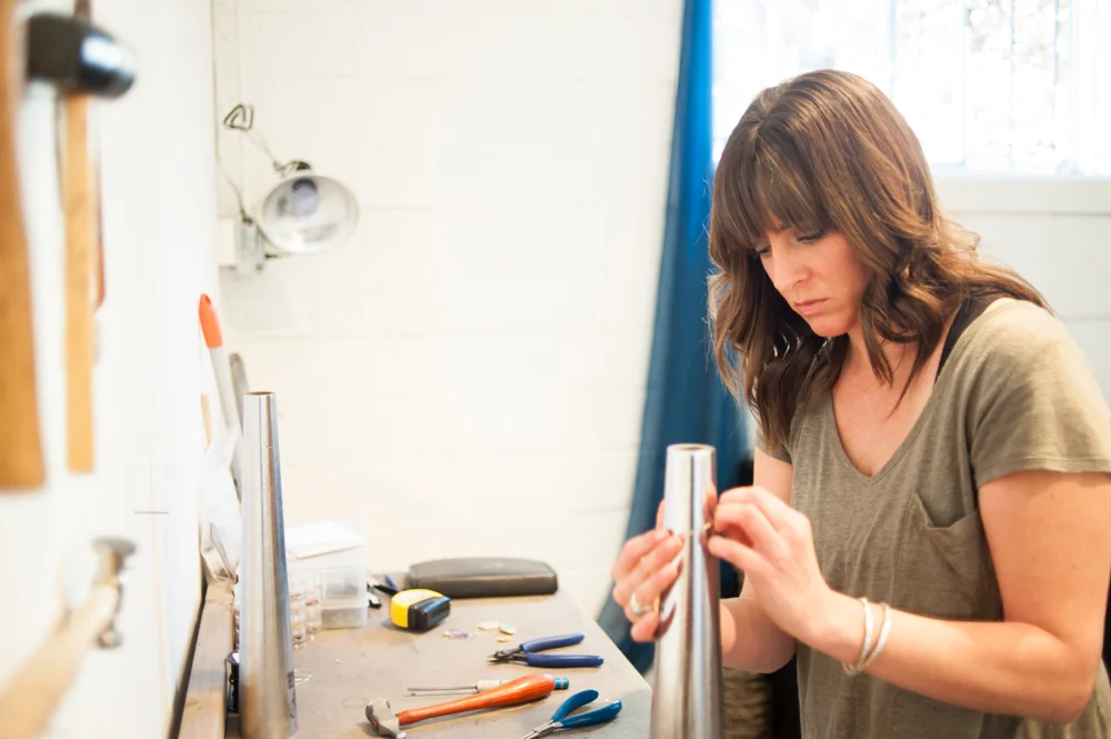 Tiffany Whipps at work in Oakland