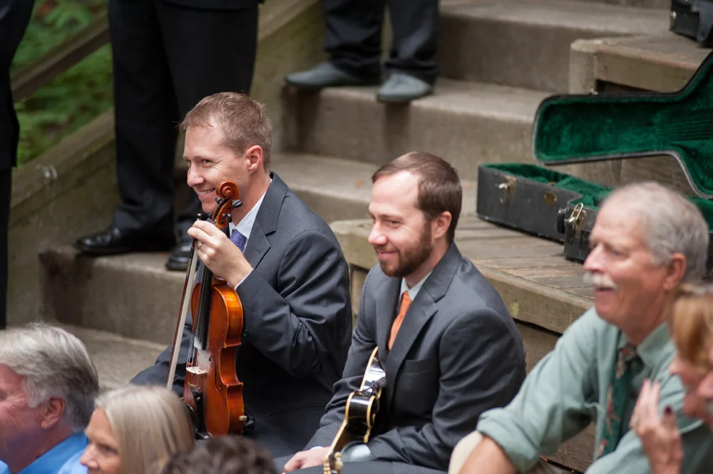 Wedding musicians at UC Berkeley Botanical Garden