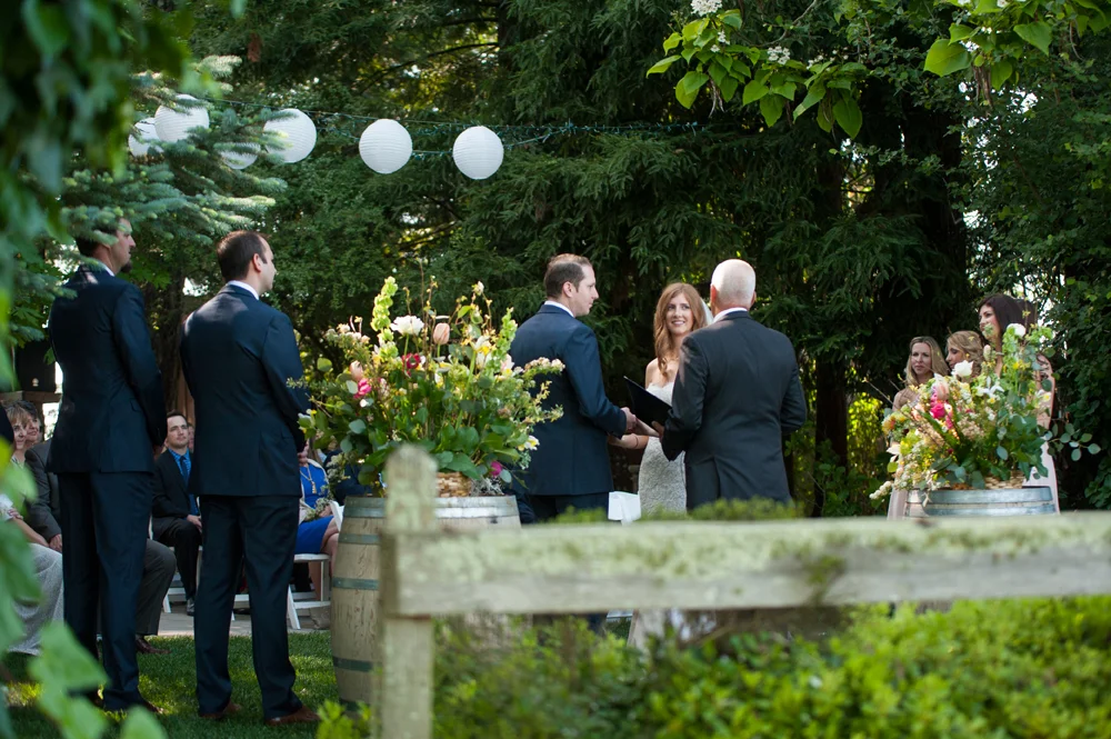 Wedding at the Vine Hill House