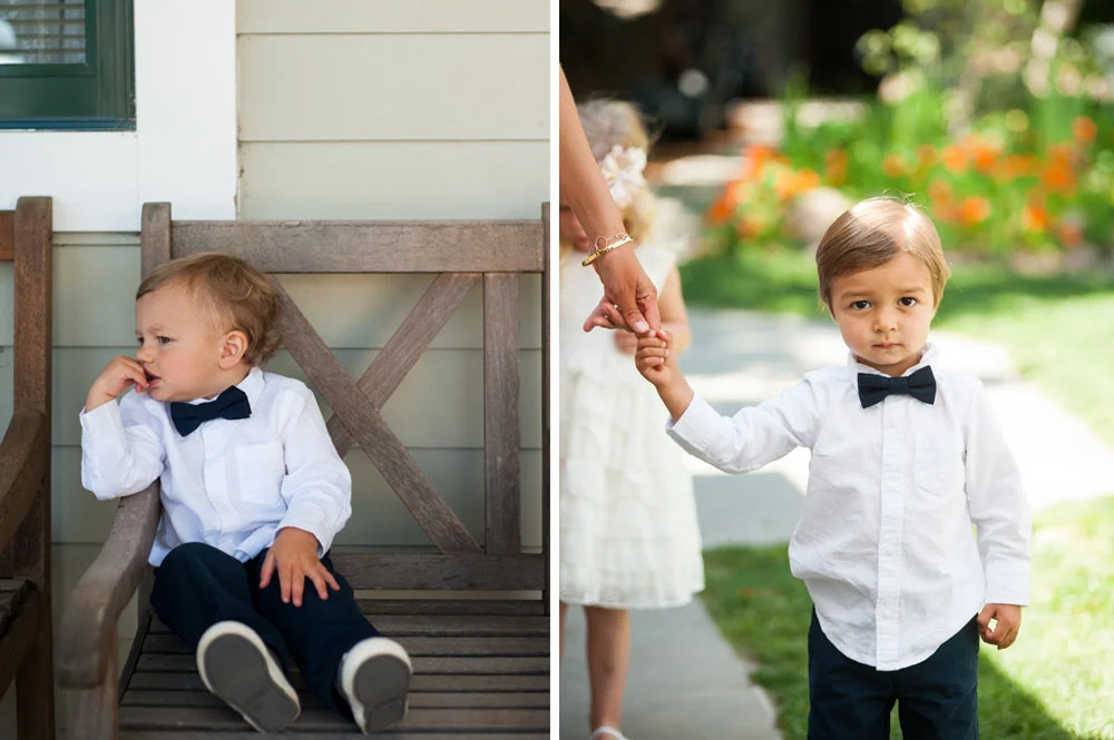 Portraits of ring bearer boys