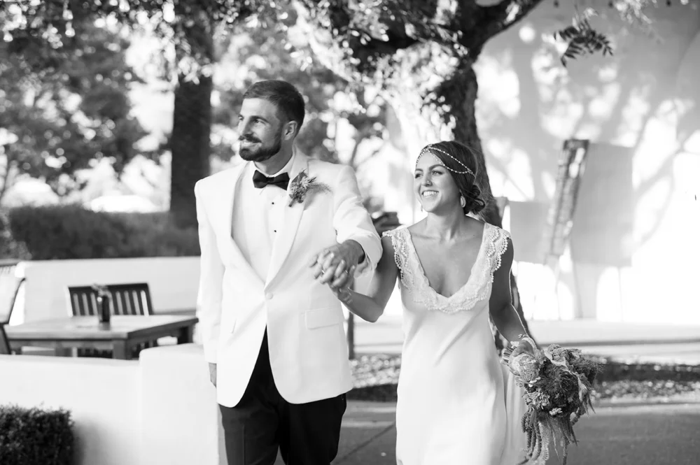 Bride and Groom being announced