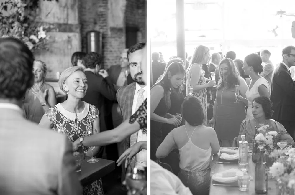 Guests at pizzaiolo wedding in Oakland