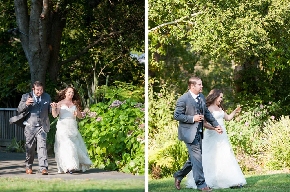 Bride and Groom being announced for the first time