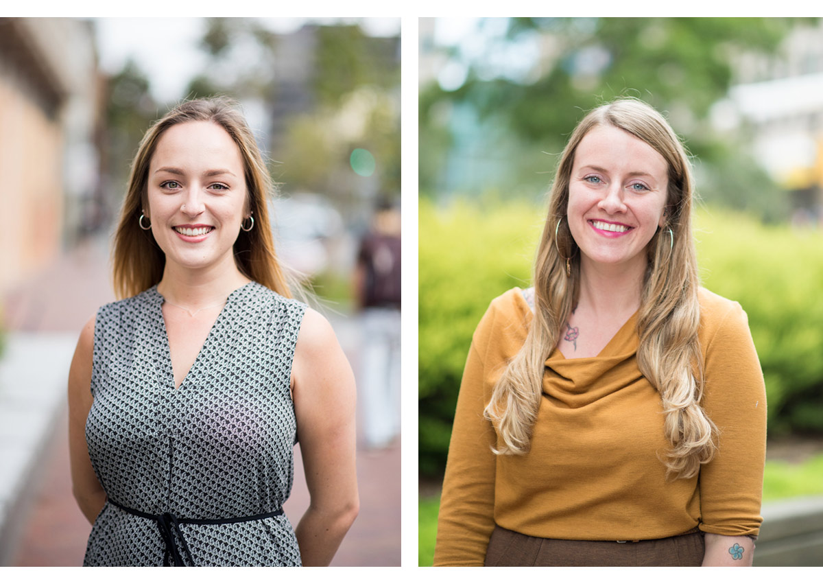 Two headshots of women in nonprofit in Oakland