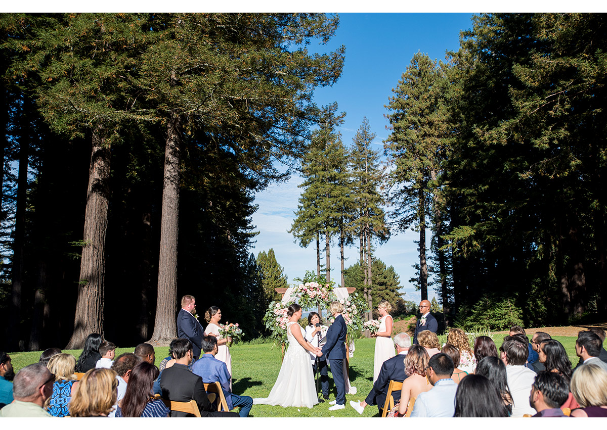Wedding at The Mountain Terrace in Woodside