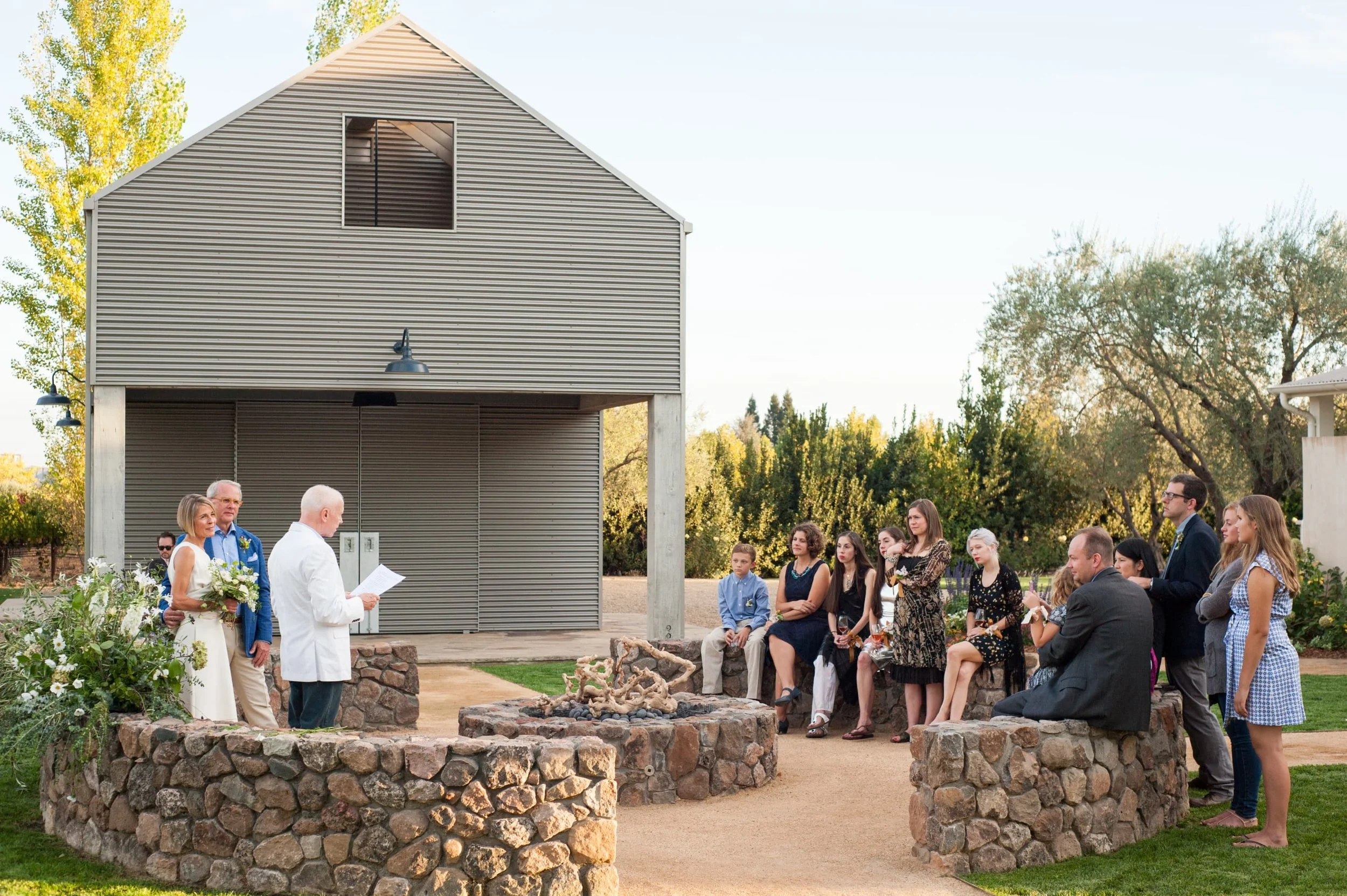 Intimate house wedding in St. Helena